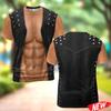 Summer Men's 3D Printed Crew Neck Sports T-Shirt