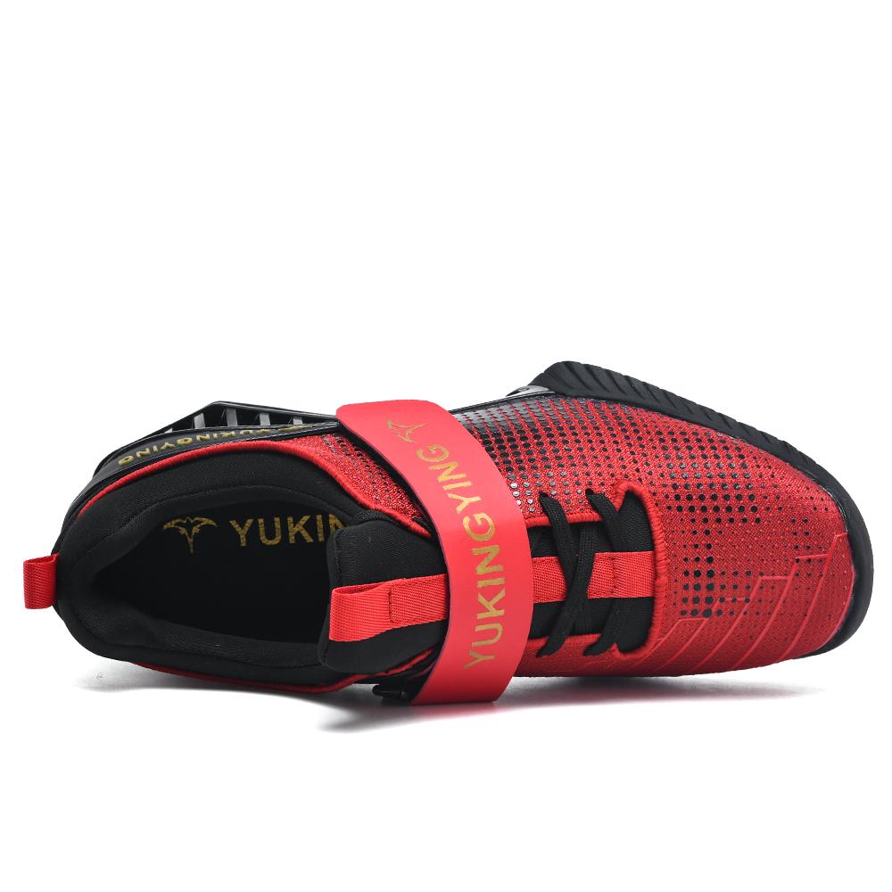 39-46 Men's Plus Size Anti Slip Wear-resistant Breathable Deep Squat Hard Pull Shoes Weightlifting Shoes Casual Training Shoes