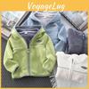 Kinder Herbst Winter Mantel und Österreichischer Korn Samt Warme Kapuzen Sport Locker Jungen Sweatshirt Oberteil Strickjacke Kinderkleidung
