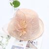 Temperament Flower Lace Top Hat Ladies Summer Sun Hat Fashion Dome Versatile Curling Basin Hat