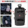 [Atsushi] Smartphone Pouch Backpack Attachment 6.5 inch (Black)