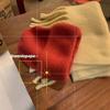 Internet celebrity Angola rabbit hair solid color light board autumn and winter versatile candy color vertical stripe outdoor warm knitted hat women