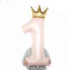 40 Inch Large Size Crown Number 1 Children Balloon 1st Birthday Balloon Party Decoration Party Supplies