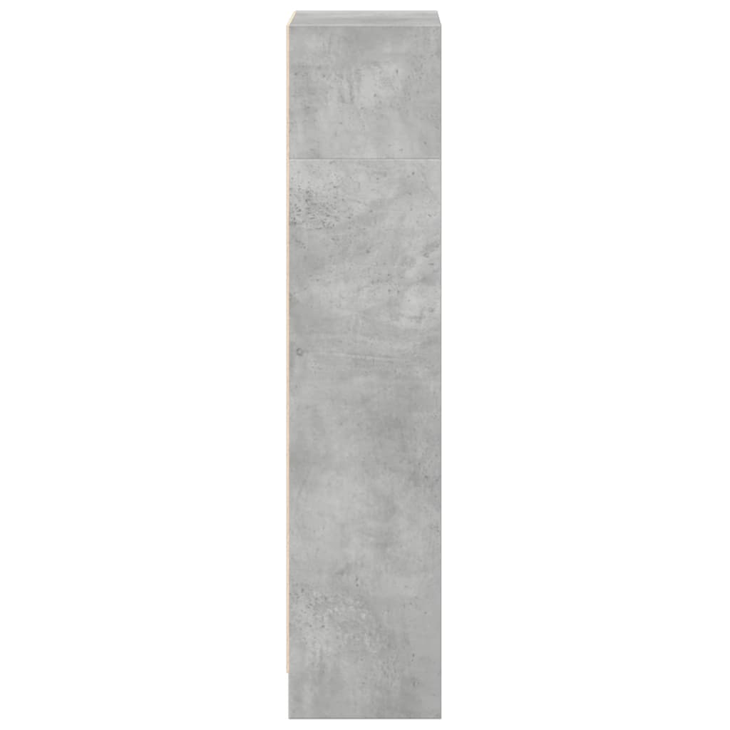 Vidaxl Regał, Szarość Betonu, 40X24X109 Cm, Materiał Drewnopochodny