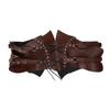 Vintage Corset Waist Belt for Women Renaissance Costume PU Girdle Belt Waiststrap Party Props Waistband Cosplay Costume