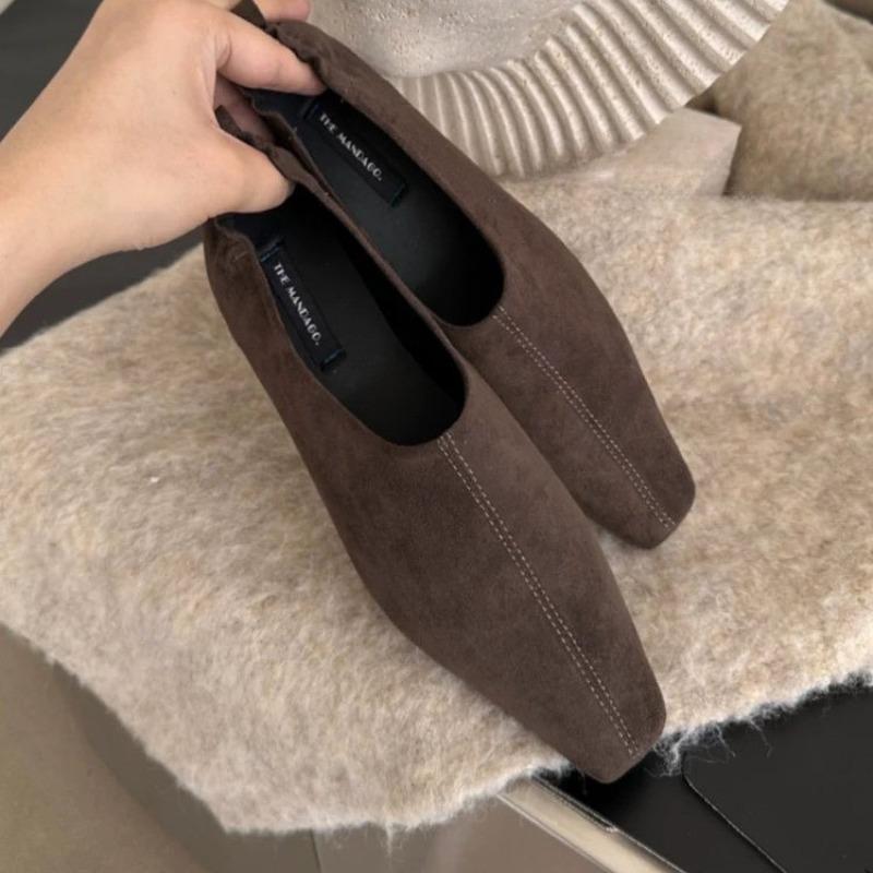 Square Toe Women Loafers Shoes Trend Fashion Low Heels Office Lady Shoes Casual Walking Dress Designer New Mujer Zapatillas
