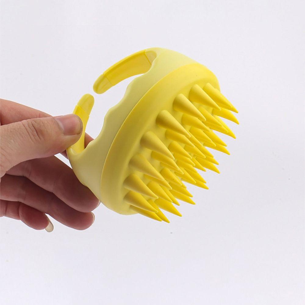 1Pcs Hair Care Tool Bath Massage Brush Multifunctional Shower Brush Comb Silicone Shampoo Brush