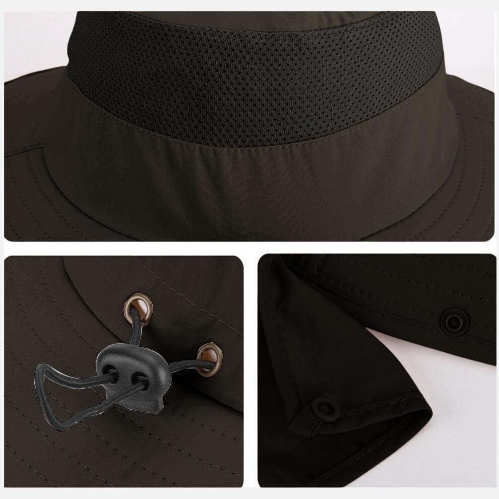 Solar Rechargeable Fan Cap - Quick-Dry Waterproof Fisherman