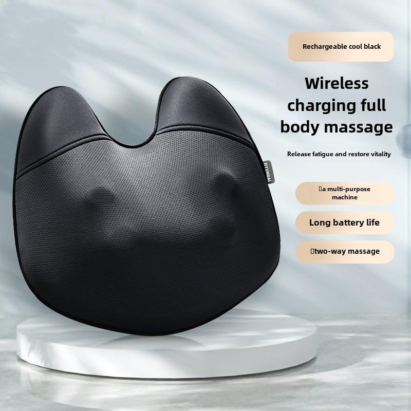 

Массажер для спины с подогревом, подходит для FSA/HSA, беспроводной для глубокотканного массажа шеи, шиацу подушка для массажа плеч всего тела, идеальный подарок