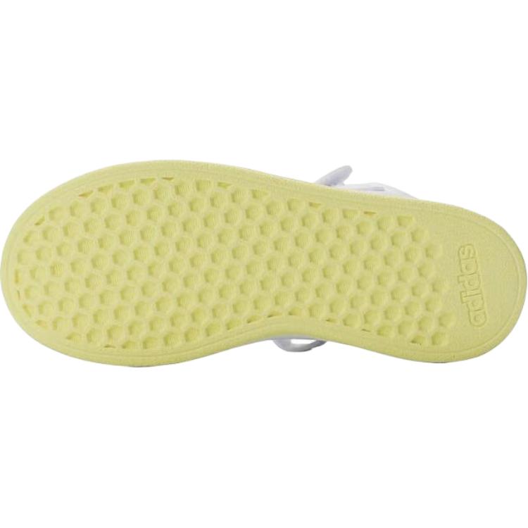 Adidas Grand Court Comfortable Versatile Shock Absorbing Durable Mid-Top Training Shoes Kids Training Shoes White JR2587