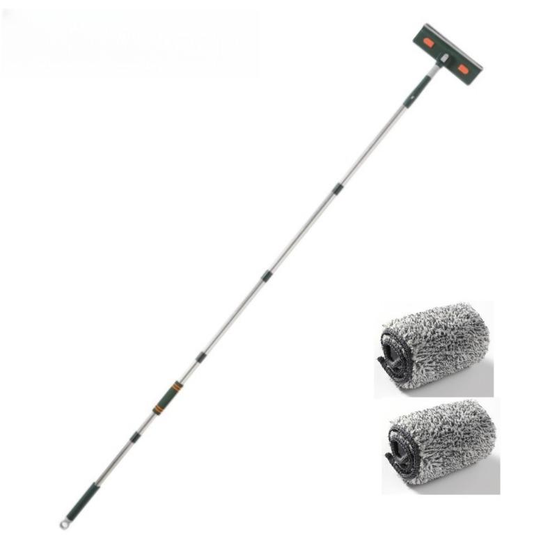 206cm Window Cleaner Extended Splice Pole Window Cleaning Wiper Glass Scraper