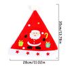 3Pcs/Set Craft Kit Creative Cartoon New Christmas Hat Personality Non-woven Toys Handmade For Children High Quality