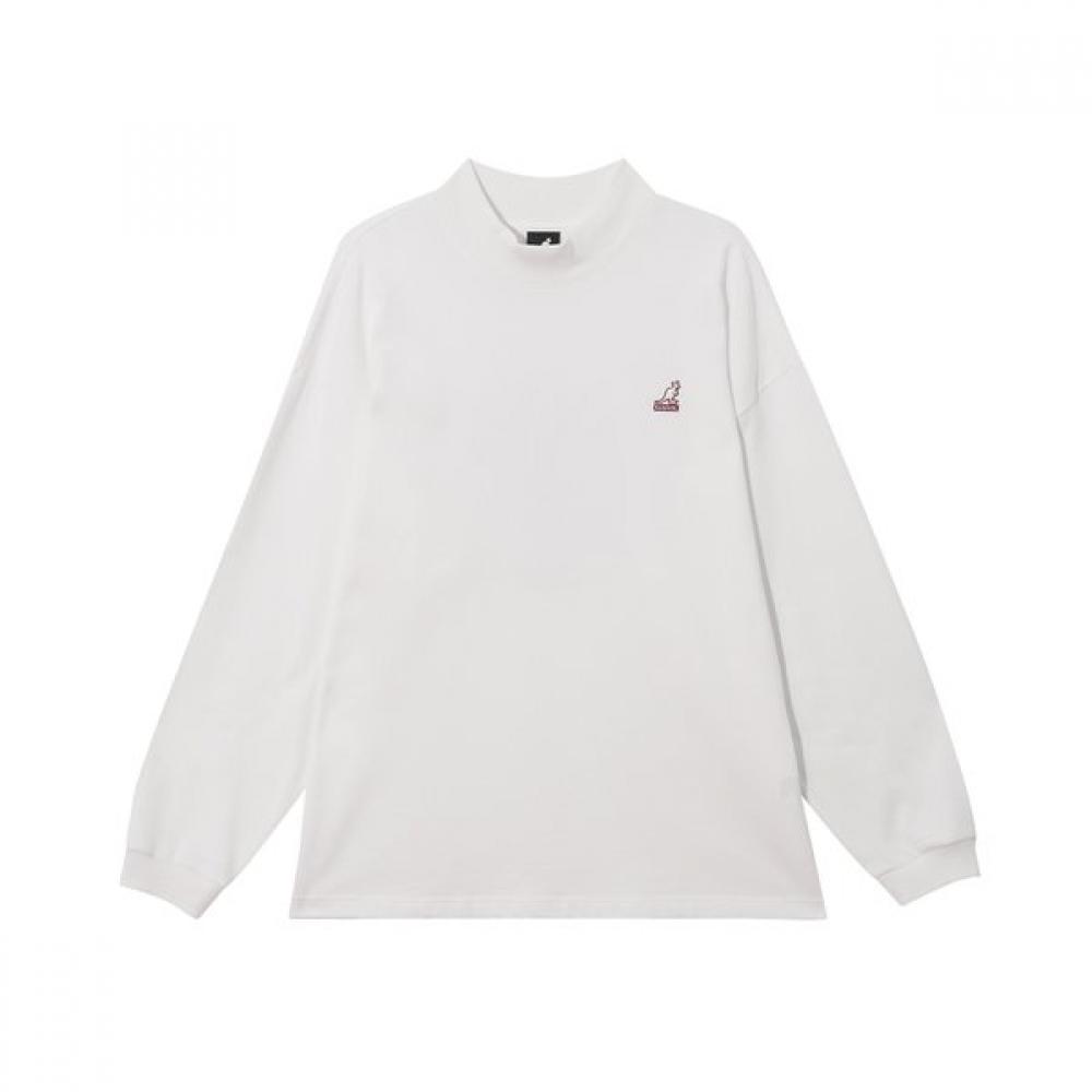 Kangol Washed Baseball Graphic Oversized Long Sleeve T shirT 3541 Off whiTe ME