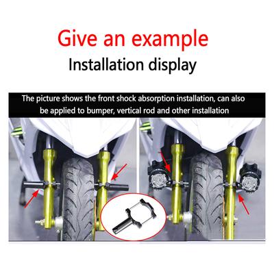 Universal Mount Bracket For Motorcycle Bumper Modified Headlight Stand Spotlight Extension Pole Holder