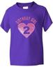 Birthday Girl Age 2 Two Girls Kids T-Shirt In Glitter Birthday Gift Age 1-13