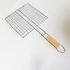 Heavy-Duty Electroplating BBQ Clip for Grilled Fish & Hamburgers - Outdoor Square Grill Tool