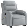 VidaXL Fauteuil de Massage Inclinable, Chaise de Relaxation avec Dossier, Siège avec Accoudoirs, Fauteuil TV de Salle de 3204992