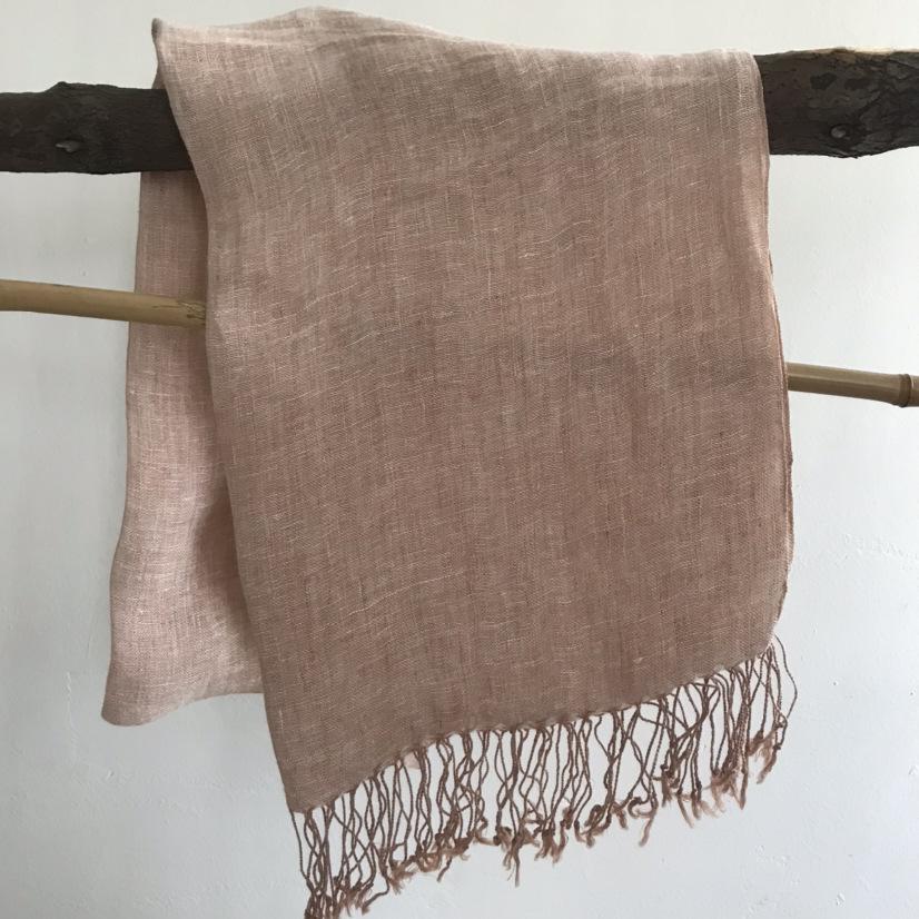 Direct Supply Japanese Pure Linen Hemp Gray Effect Men'S Scarf Literature And Art Shawl Air Conditioner Shawl Women