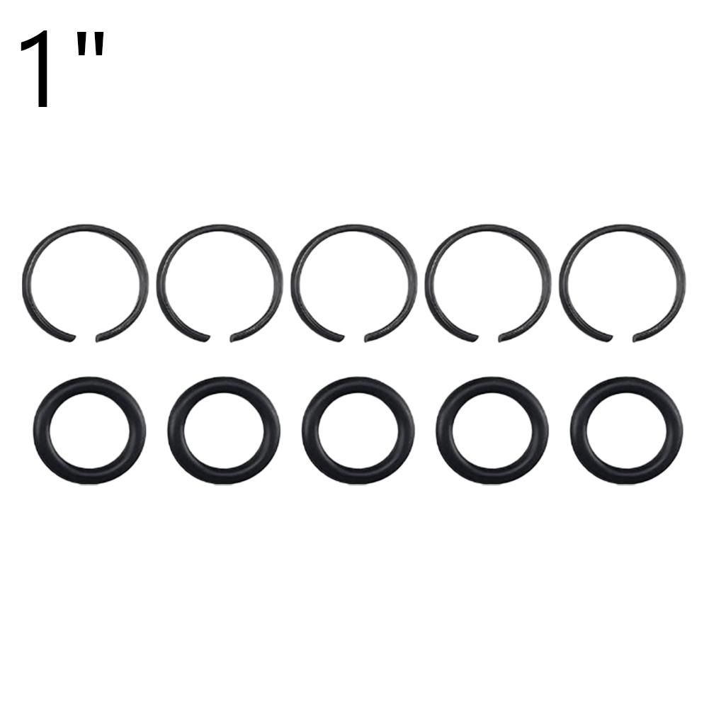 5 Sets Of Pneumatic Impact Wrench Socket Retainer Rings With O-Ring 1/2 3/8 1in  Pneumatic Tools Accessories