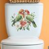 Couple Branches Birds Flowers Bathroom Toilet and Home Beautification Stickers