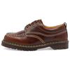 Leather Trendy Comfortable Lace-Up Low-Top Casual Shoes Unisex Casual Shoes Brown 31817243