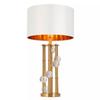 New metal-shaped Nordic light luxury modern bedroom, study and hotel model room special golden decorative table lamp