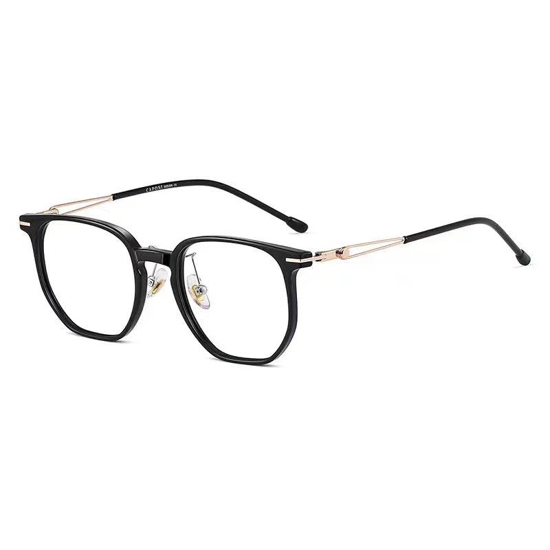 Unisex Retro Korean Round Glasses Frame - Anti-Blue Light, Ultra-Light, Prescription-Ready