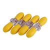 8 Pcs Easy Clean Rustless Steel Corn Fork Anti Scald Sturdy Fruit Fork Smooth Resin Food Fork Home Tableware
