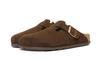 Birkenstock Boston Soft Footbed Suede  Mocha
