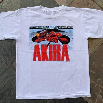 Camiseta Vintage AKIRA 1988 Anime Nueva Gildan Doble Cara