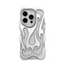 Apple 17 Pro Max Flame Heat Dissipation Case: Hollowed-Out, Frosted, Electroplated, Drop-Proof for iPhone 16/15.