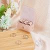 1Pc Mini Wedding Leather Ring Box For Proposing Dog Collar Pendant Ring Box Engagement Wedding Ring Storage Box