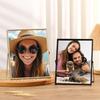 Acrylic Screen Picture Holder Gold Black Photo Display Nordic Metal Photo Frame  Plant Specimen