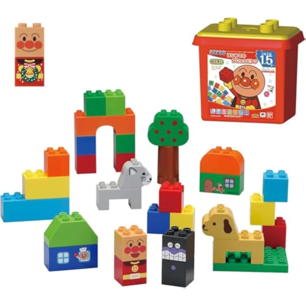 [BANDAI (BANDAI)] BlockLabo Anpanman First Block Bucket (2025 Winter Bonus: Original Block Included)