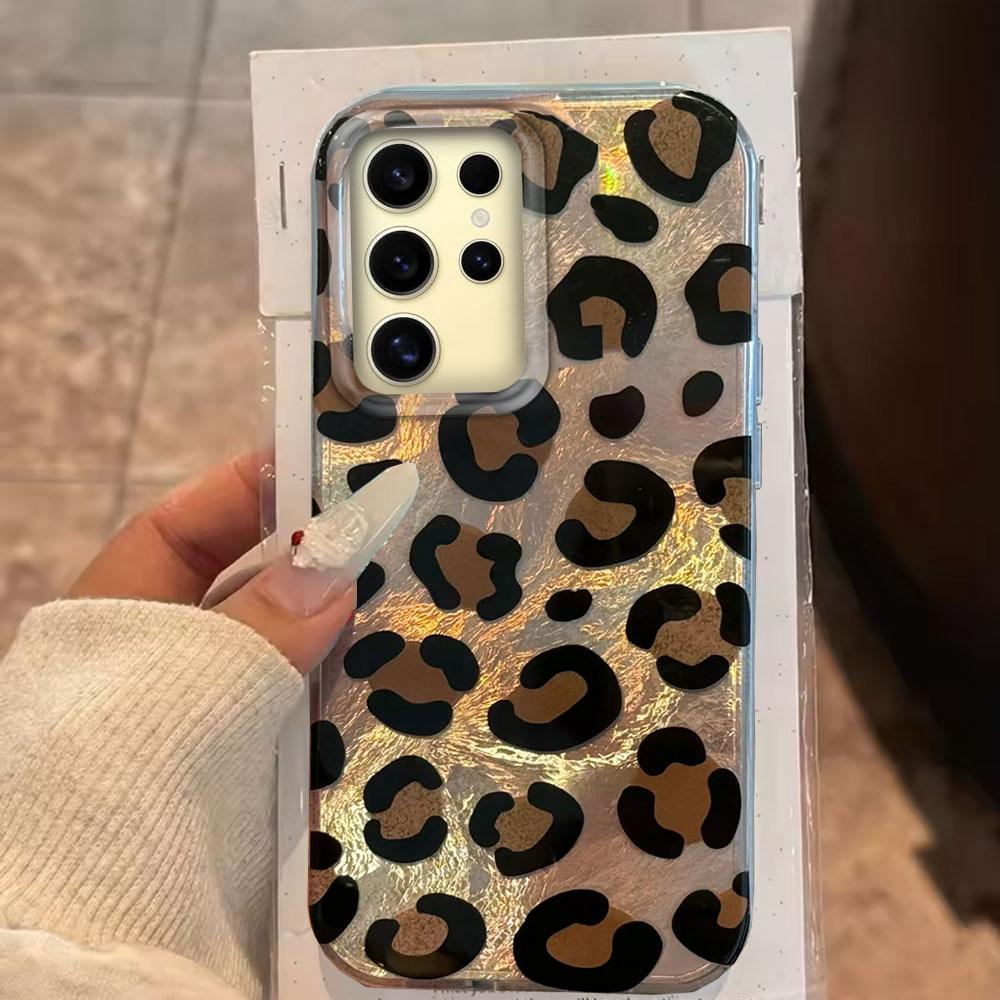 

Ретро Леопардовый Принт Вихревой Узор Женский Чехол для Телефона для Samsung Galaxy S25 Edge S24 S23 S22 S21 S20 FE Plus Ultra Защитная Крышка Samsung Galaxy S25 Plus белый