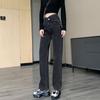 Waisted High Women Spring Summer Wide Leg Jeans Straight Pant Ladies Denim Long Pants Casual Loose Trousers