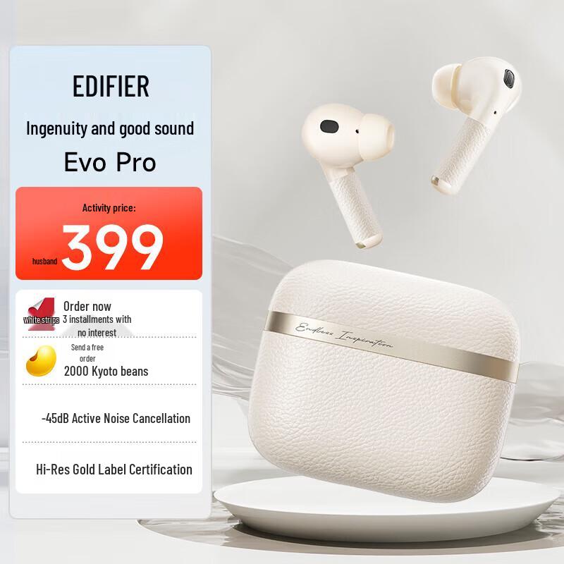 Edifier Evo Pro True Wireless ANC Earbuds