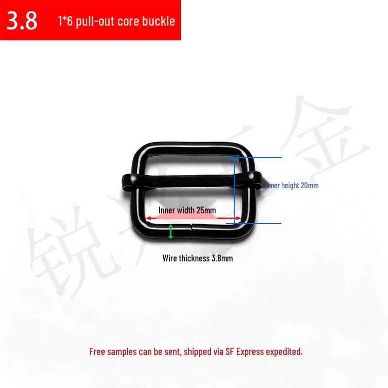 Adjustable Metal D-Ring Buckle Shoulder Strap Webbing for Luggage