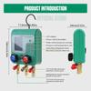 High Precise Car Air Conditioning Refrigerants Pressure Gauge with LED Display Suitable for Easy Monitoring Diagnostics