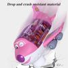 Electric Airplane Toy with Music Light 360 Degrees Rotation Intelligent Obstacle Avoidance Kids Stunt Plane