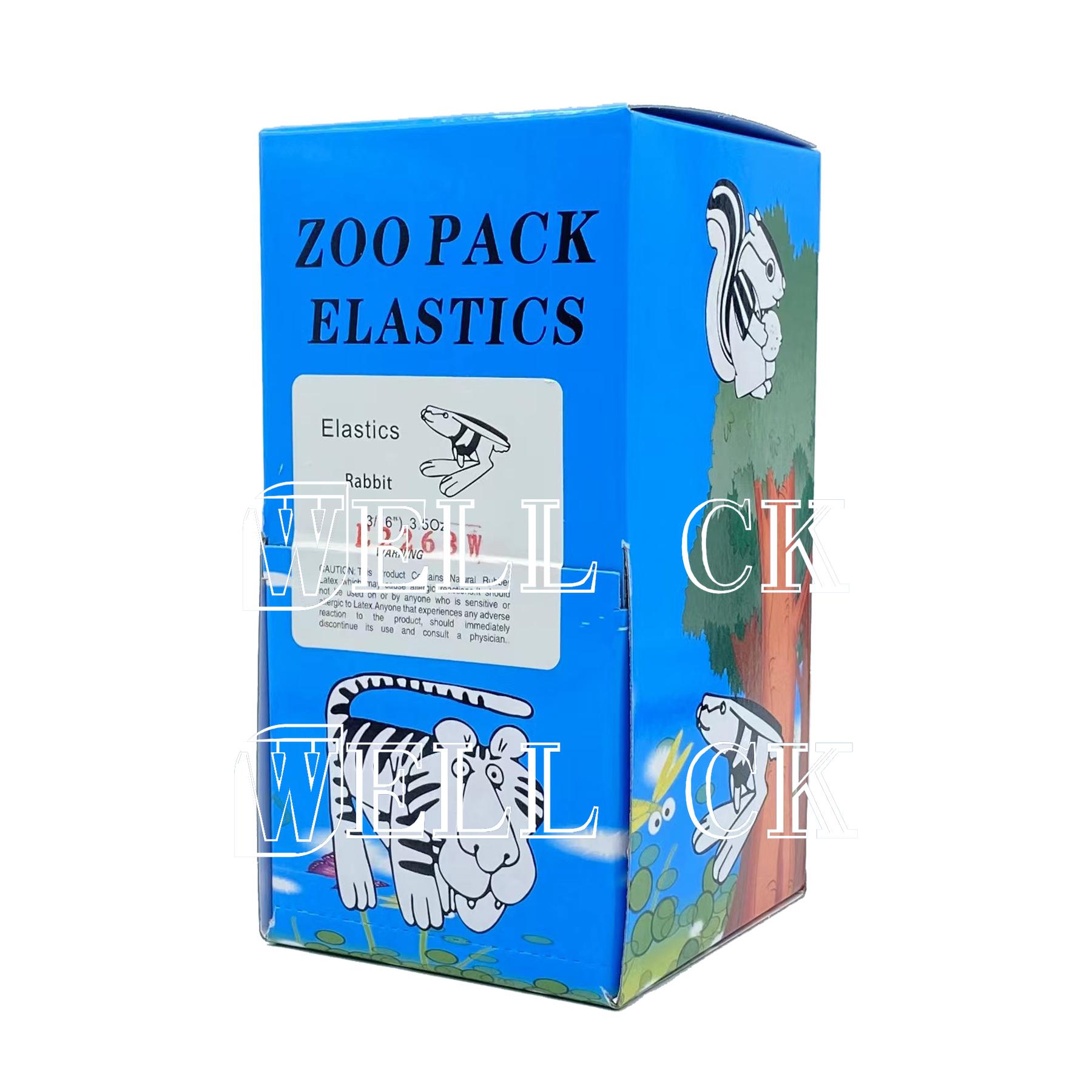 

5000 шт./кор., стоматологические ортодонтические зоокомплекты, эластичные резинки, латексные брекеты, сила 3,5/5,0/6,5 унций 3.5Oz Fox 6.4MM