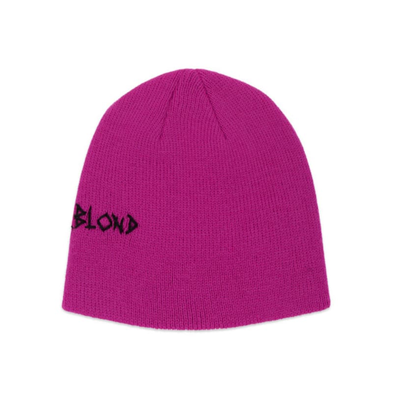 BLACKBLOND BBD Embroth Logo Piercing Beanie (Magenta)