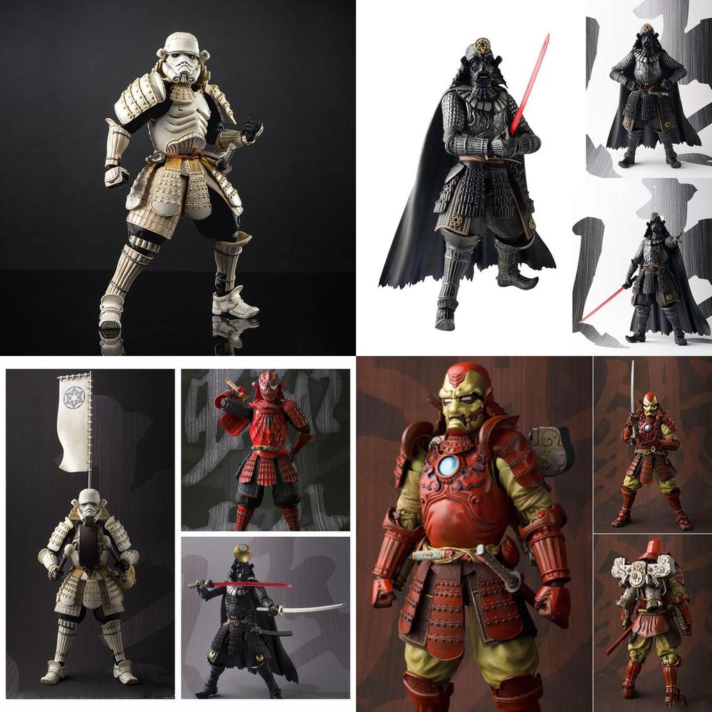 Premium Quality Anime Star Wars Movie Realization Japanese Samurai Action Figure 7" Collectible