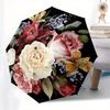 Floral Elegance: A Classic Bouquet Design for Your Home DecorUmbrella, Portable 3-Fold Compact Umbrella for Men & Women Gift