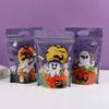 Composite Film Halloween Treat Bags Resealable Zipper Resealable Food Bags  Cookie Packaging