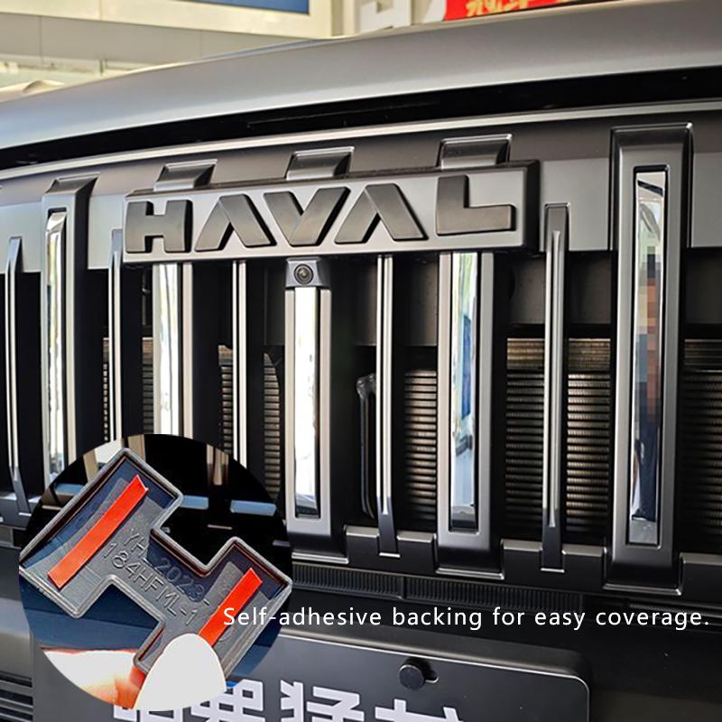 Car Black Logo Emblems For Haval V7 / Raptor Front Network Trunk Rear Sticker Body Decal Decoration Car Accessories