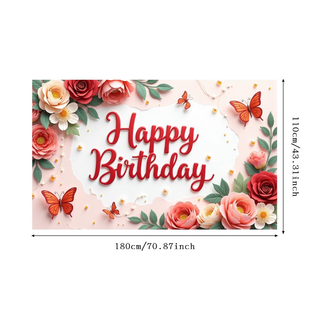 Large Size Birthday Decor Outdoor Banner Birthday Banner for Outdoor Celebration Birthday Party Kids Party