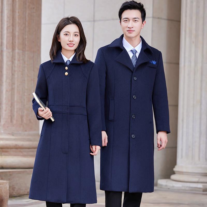 

Пальто унисекс Troloman деловое из шерстяной смеси с подкладкой 2XL