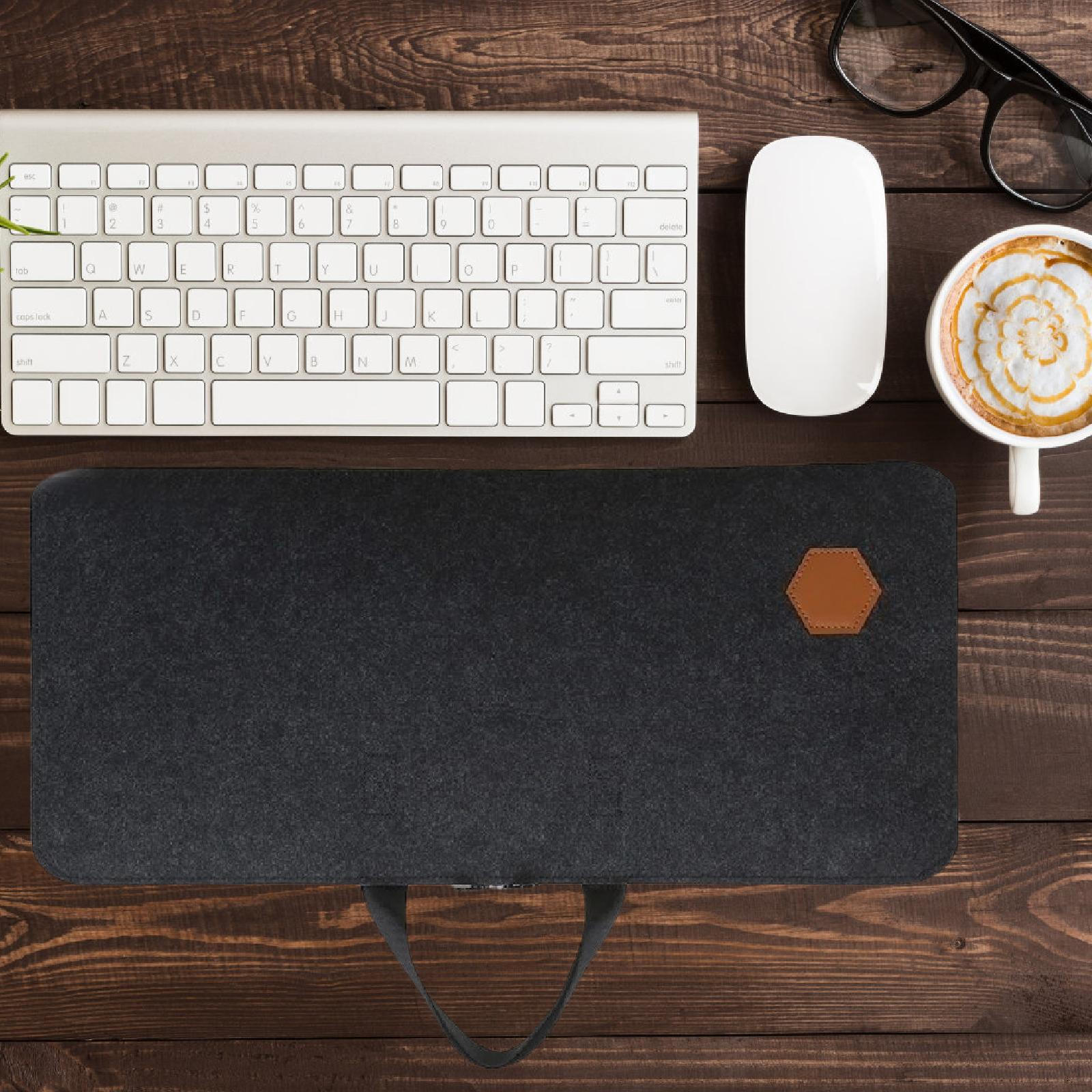 

Сумка для зберігання клавіатури ПК 87 клавіш Захисний чохол для подорожей Пилозахисний із блискавкою Легкий чорний