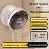 Rechargeable Punch-Free Wall-Mounted Fan for Kitchen & Bathroom